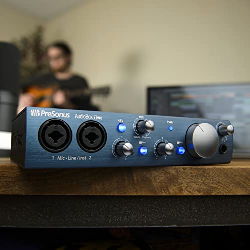 PreSonus AudioBox iTwo 2x2 USB/iPad Audio Interface with Studio One Artist and Ableton Live Lite DAW Recording Software PreSonus AudioBox iTwo 2x2 USB/iPad Audio Interface with Studio One Artist and Ableton Live Lite DAW Recording Software
